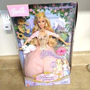 NIB Barbie As Princess and The Pauper Princess Anneliese